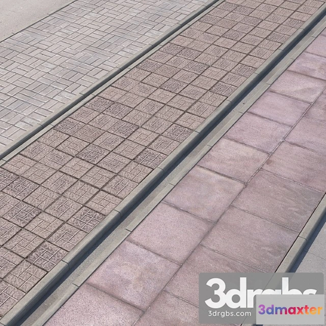 908046 - Paving 3 Variants of Pavement with Road Set 3