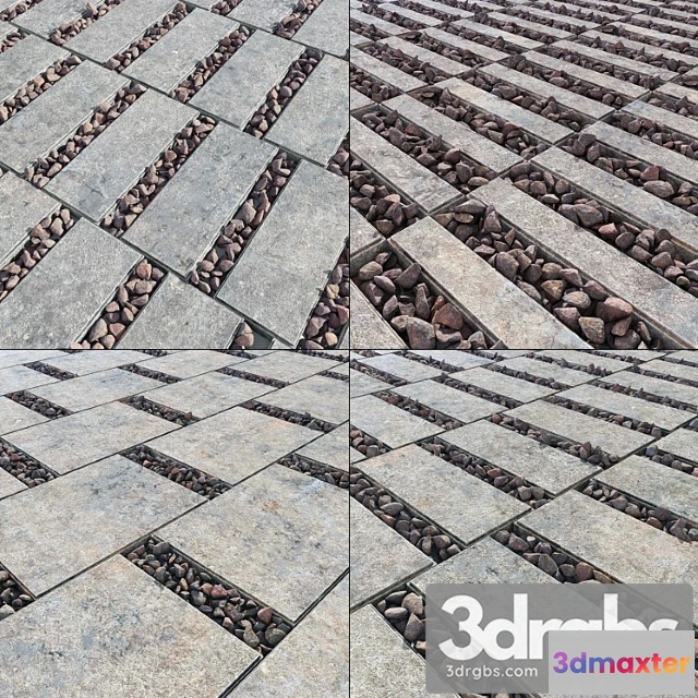 908106 - Paving Slabs with Gravel