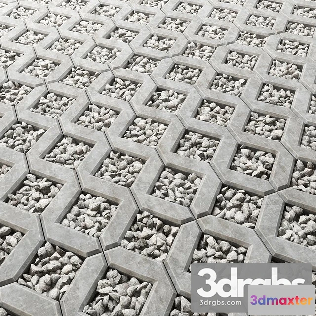 908164 - Square Gravel Stone