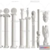 1238786 - PILLAR 3D MODELS - VRAY  CORONA - 3D MODEL - 517