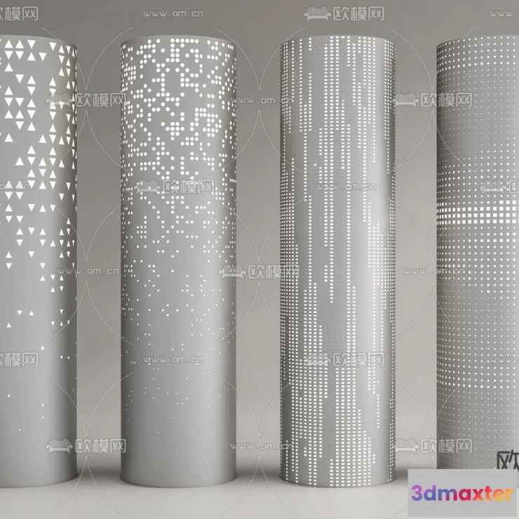 1238808 - PILLAR 3D MODELS - VRAY  CORONA - 3D MODEL - 528