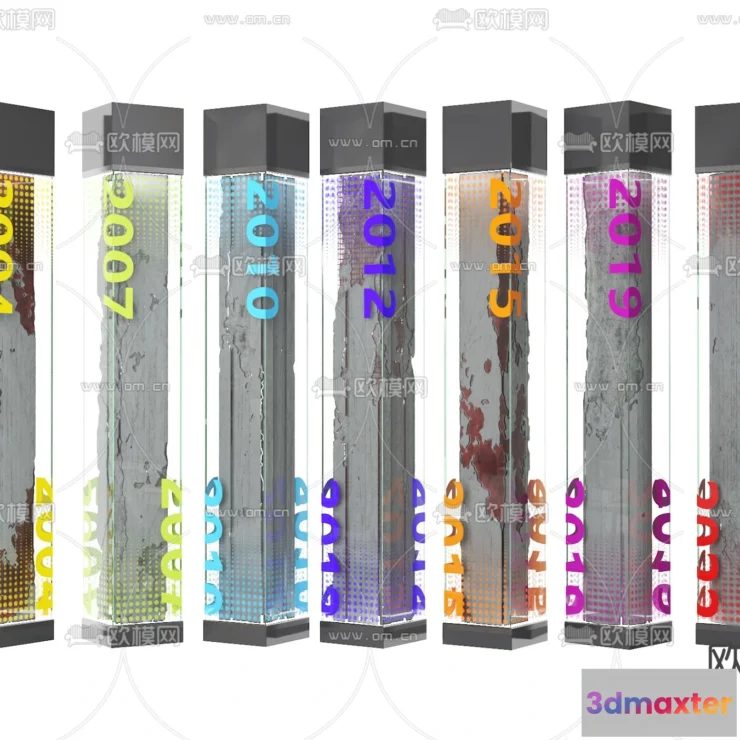 1238868 - PILLAR 3D MODELS - VRAY  CORONA - 3D MODEL - 558