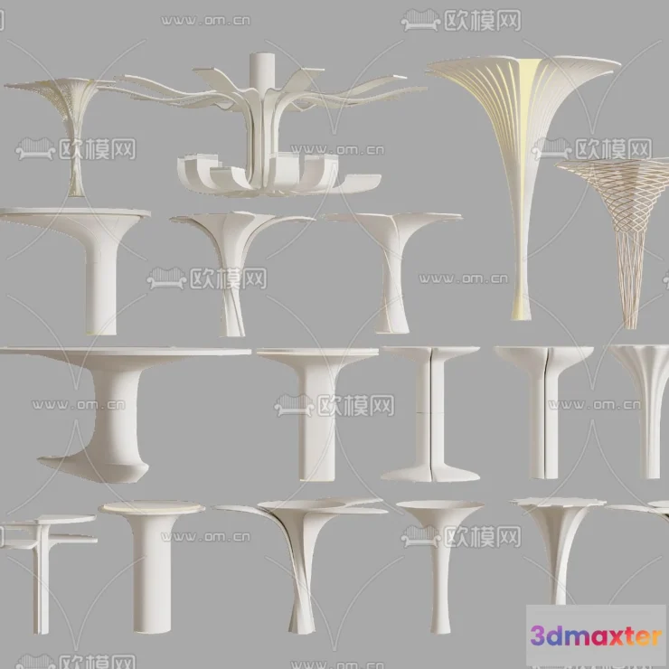 1238890 - PILLAR 3D MODELS - VRAY  CORONA - 3D MODEL - 569