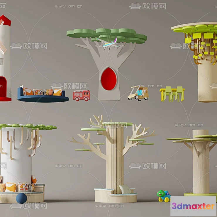 1238900 - PILLAR 3D MODELS - VRAY  CORONA - 3D MODEL - 574