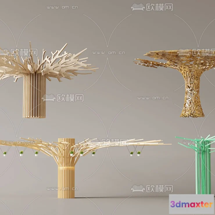 1238902 - PILLAR 3D MODELS - VRAY  CORONA - 3D MODEL - 575