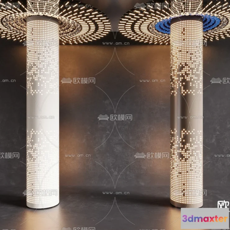 1238916 - PILLAR 3D MODELS - VRAY  CORONA - 3D MODEL - 582