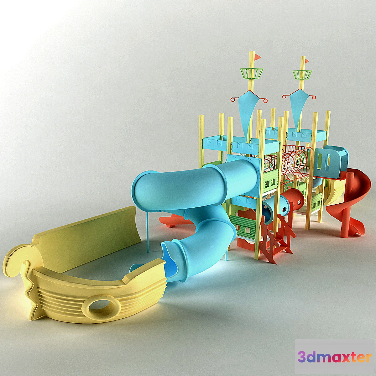 1269845 - Children’s Town “Ship” 3D Max