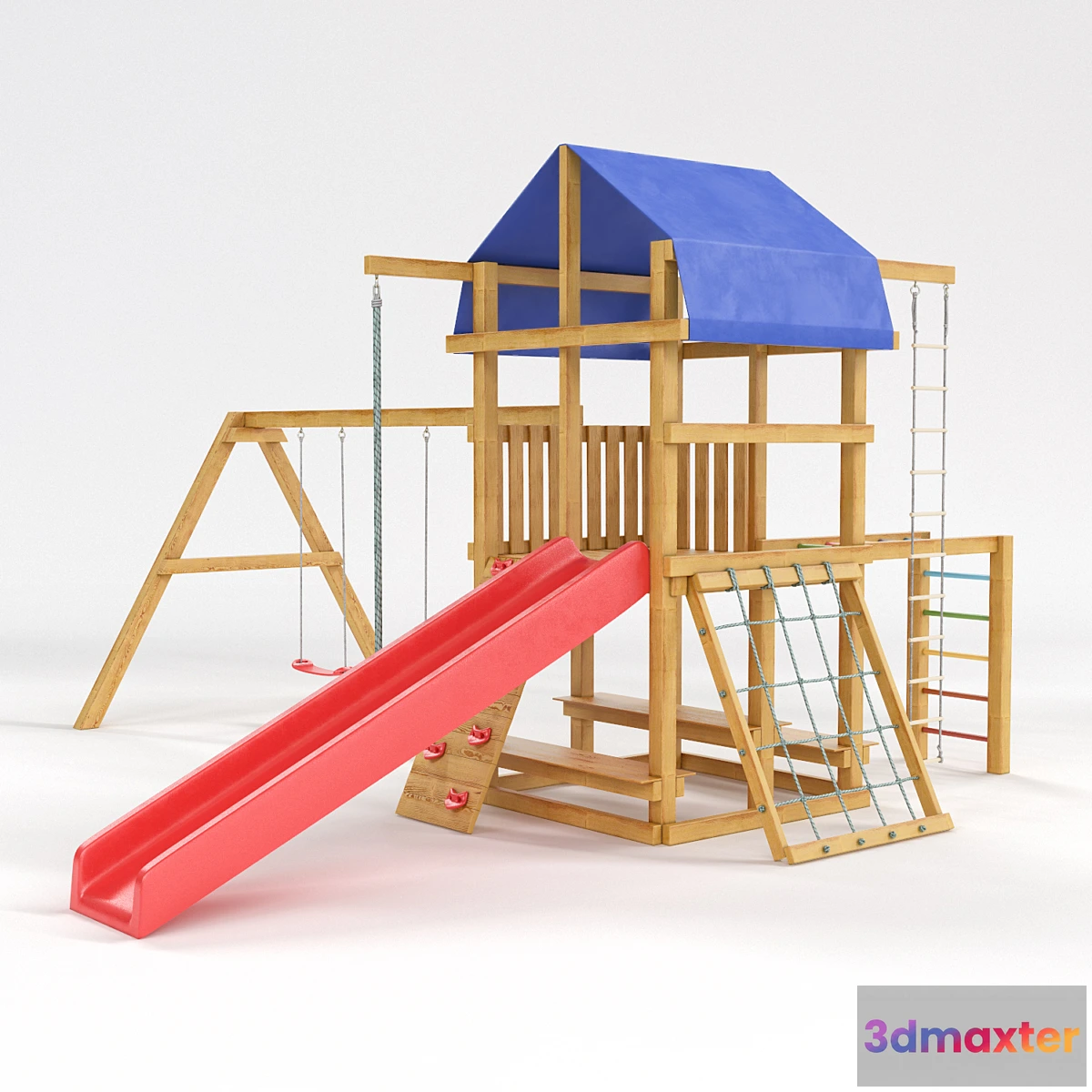 1288256 - Children’s sports complex “space” and “Fortress” 3D Max