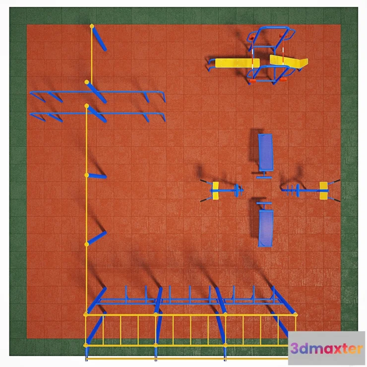 1289702 - sports ground 3D Max