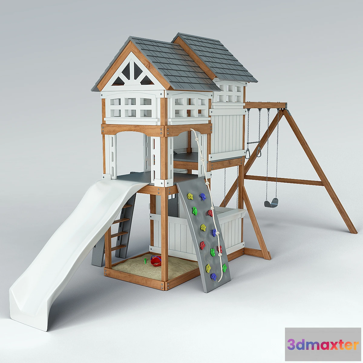 1291607 - Suncast Vista Hybrid Play Set WRP7000D 3D Max