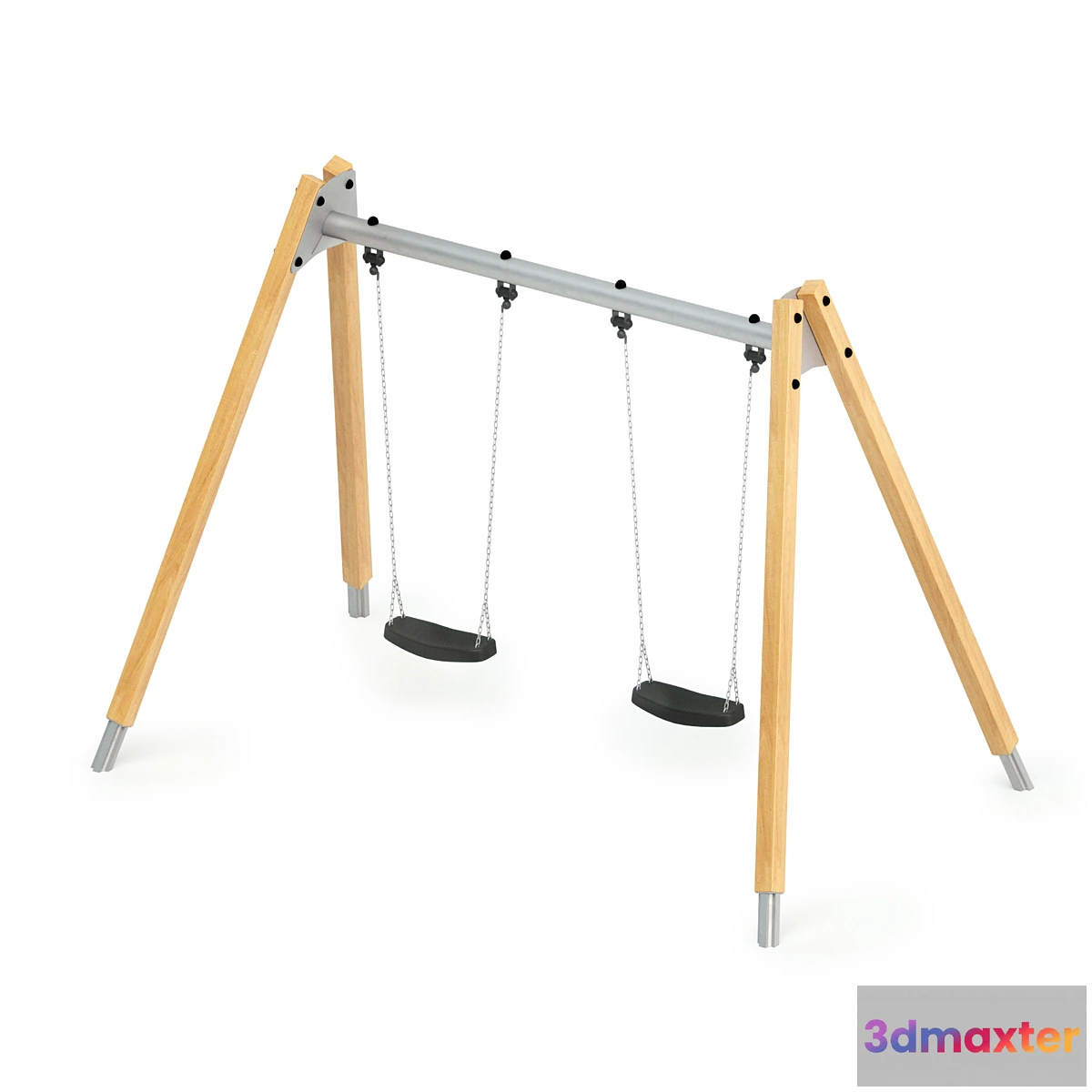 1294436 - Double swing Kompan 3D Max
