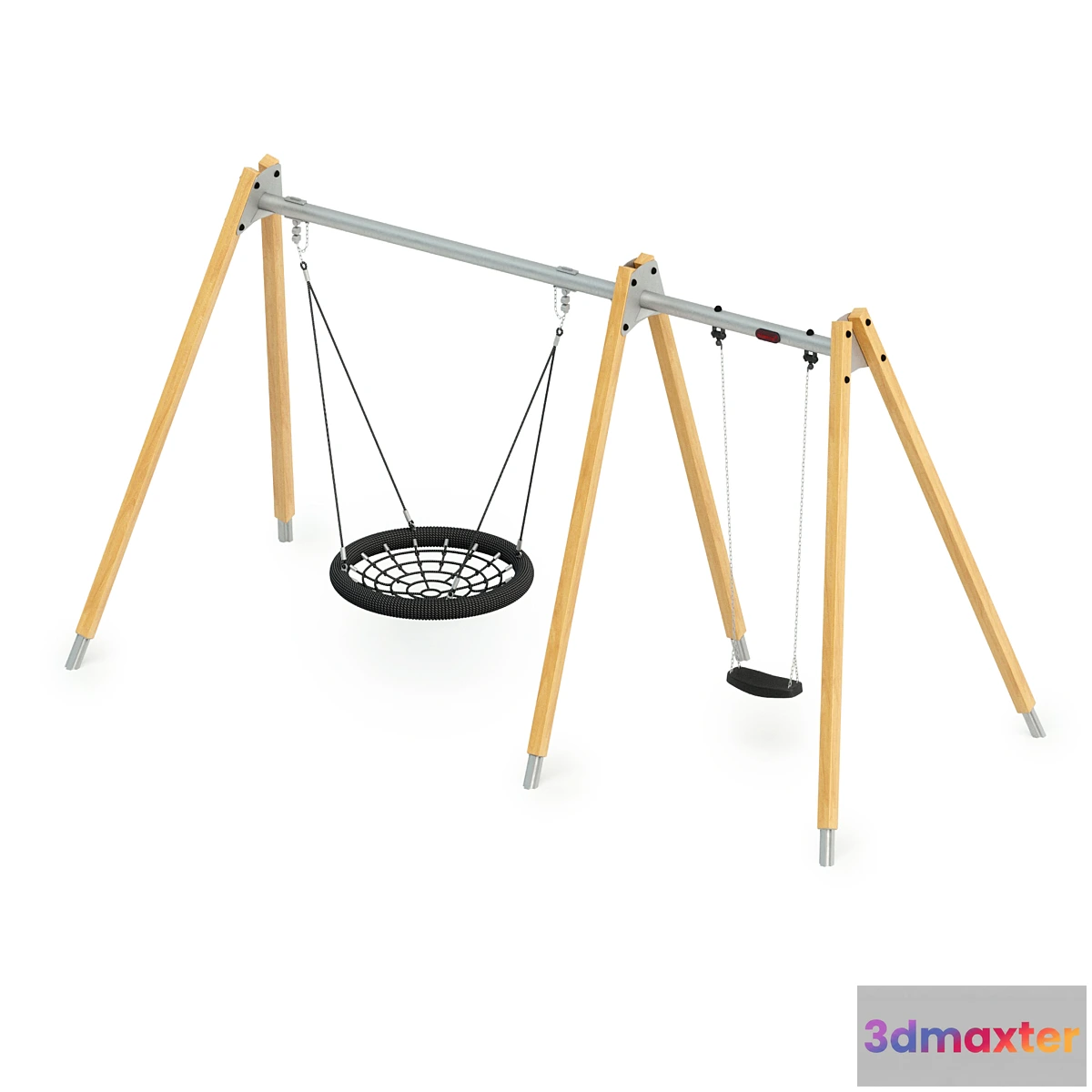 1344159 - Swing 25m Solid Wood Kompan 3D Max