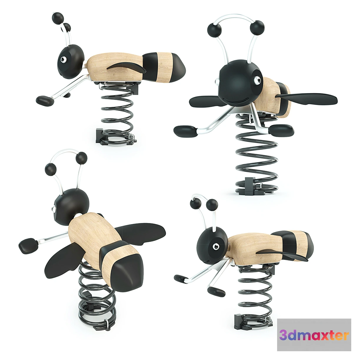 1344388 - Spring rocking Kompan Bee 3D Max