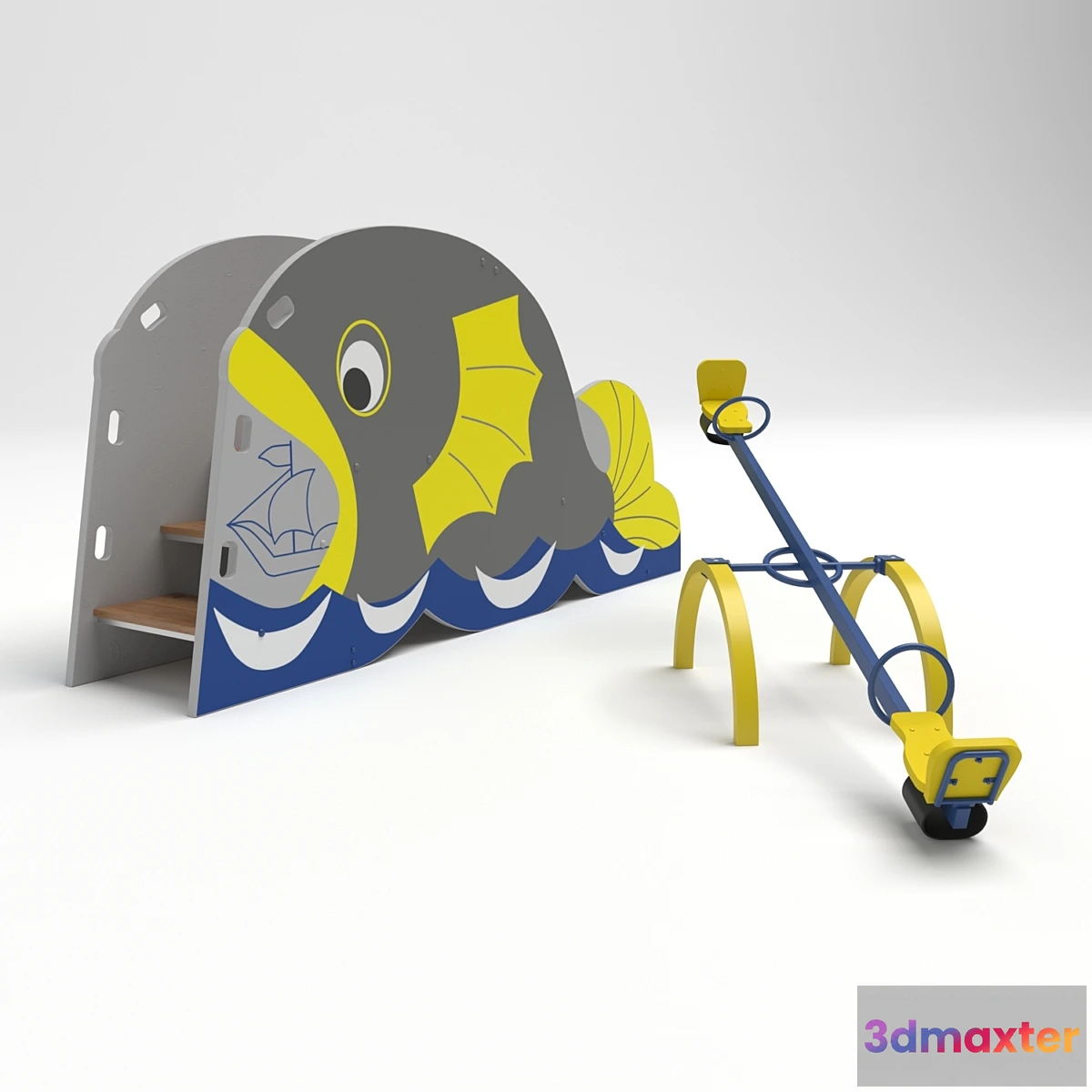 1349096 - equipment for the playground “Peony” 3D Max