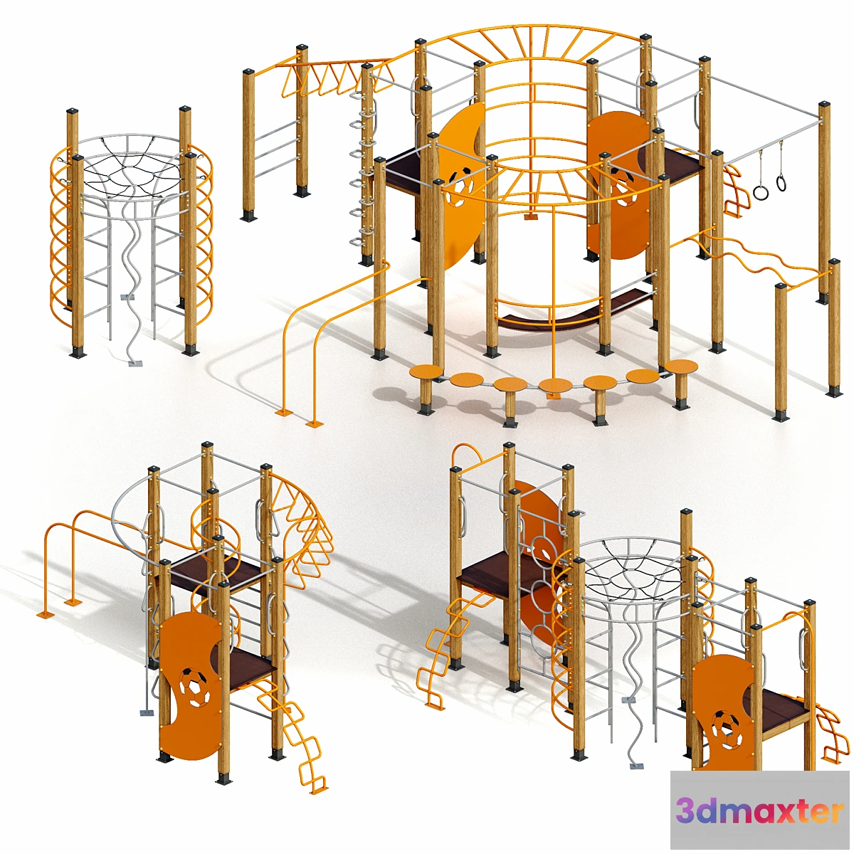 1403930 - Children playground. Sports ground 3D Max