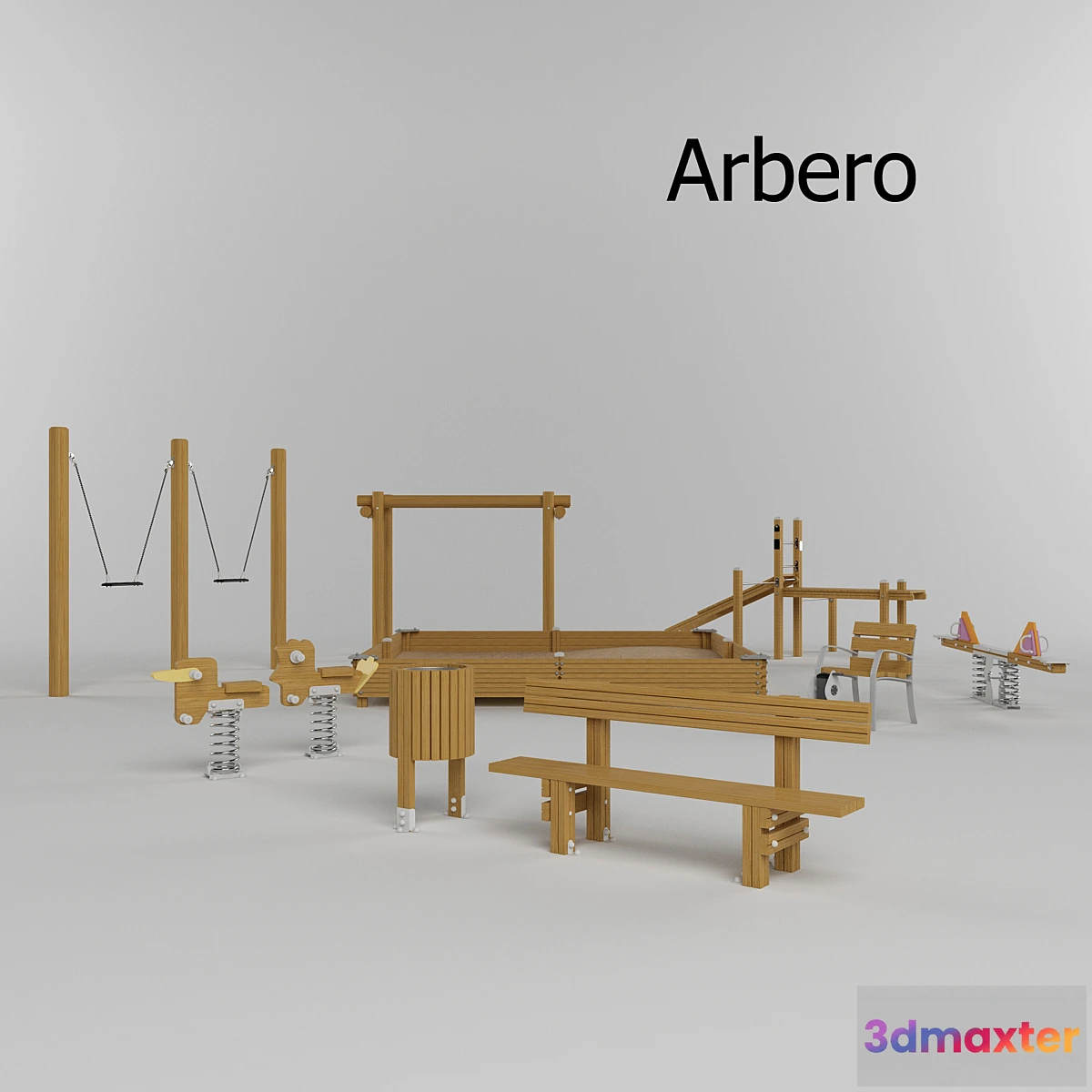 1417478 - for playground equipment Arbero 3D Max