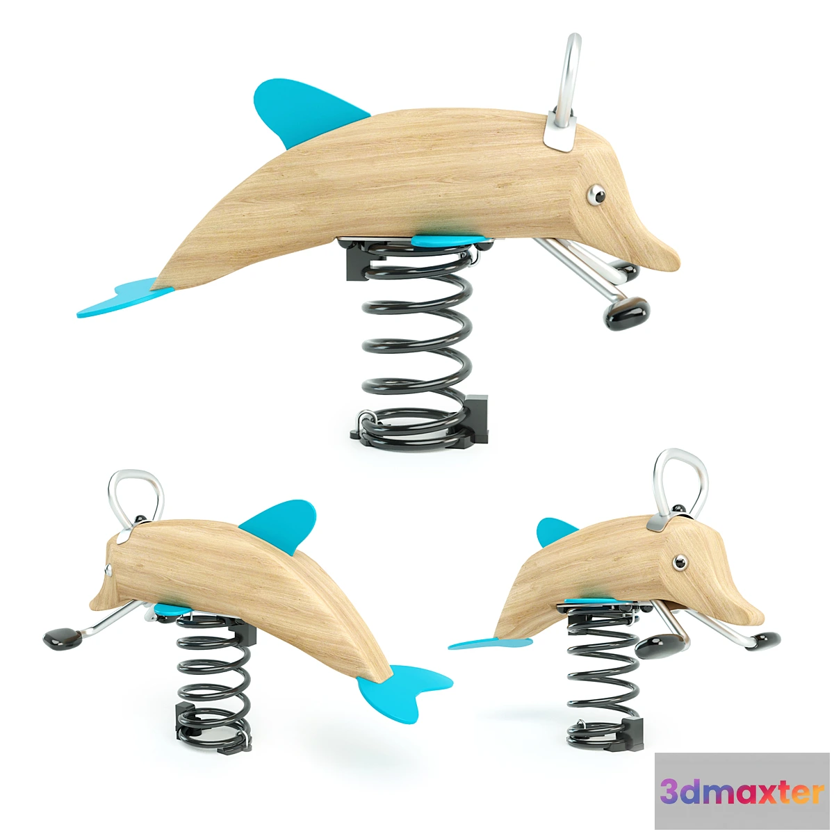 1440522 - Spring Rocking Dolphin Kompan 3D Max