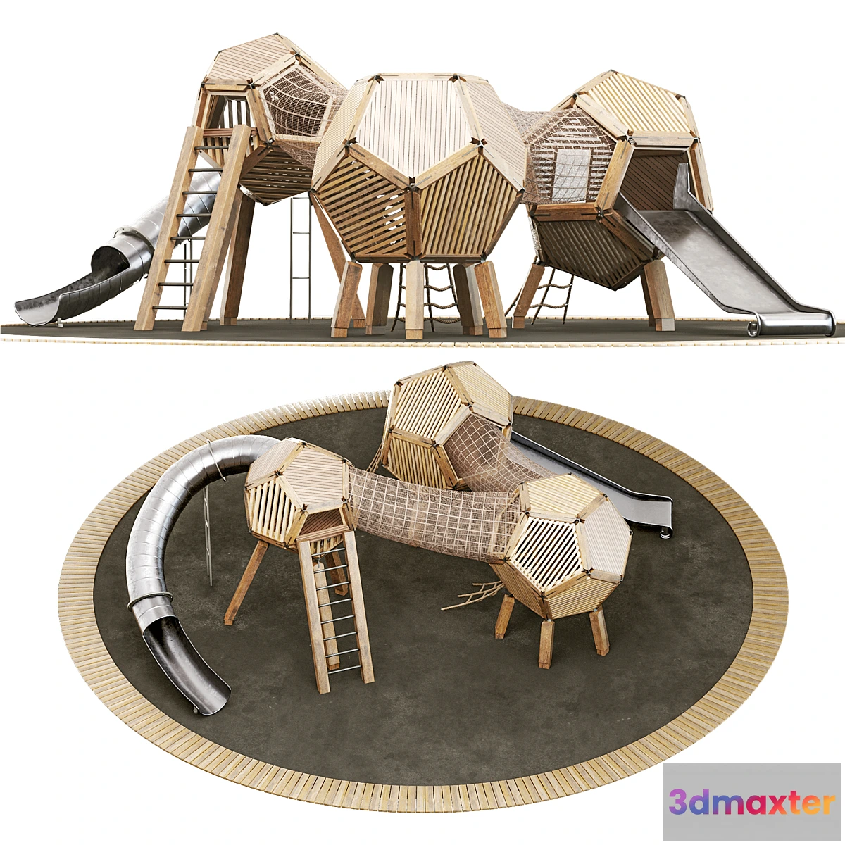 1442948 - Duncan & Grove CLIMBING FRAME NO.6 3D Max