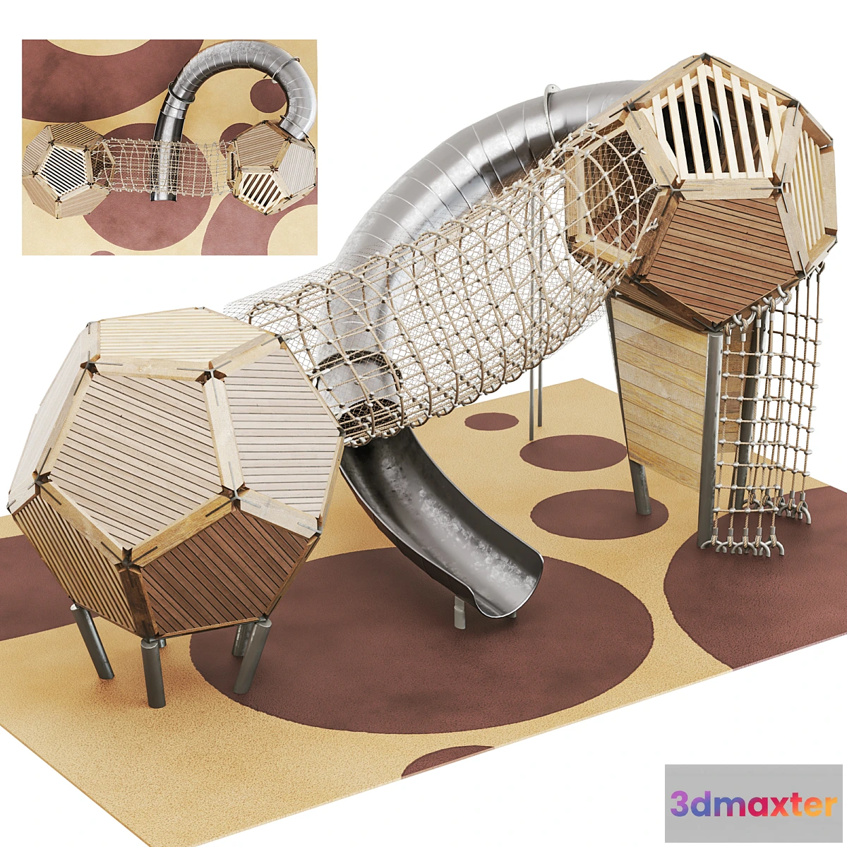 1463958 - Duncan & Grove CLIMBING FRAME NO.7 3D Max