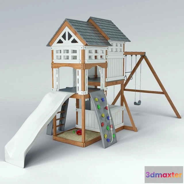 1541073 - Suncast Vista Hybrid Play Set WRP7000D 3D Max