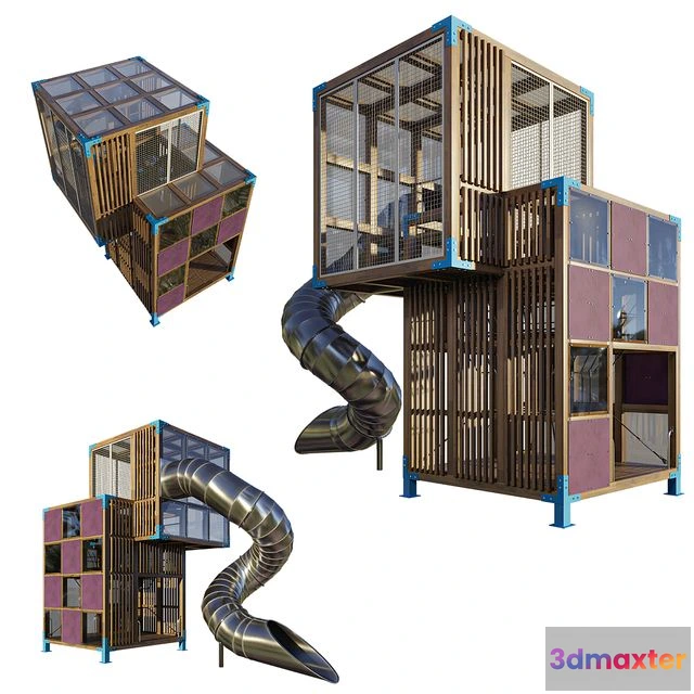 1542817 - halo cubic02 (astm) by lappset 3D Max