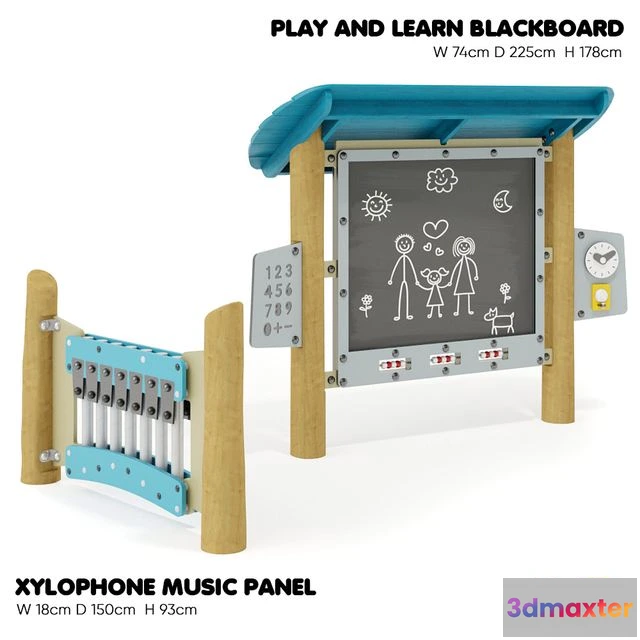 1549221 - KOMPAN. TRAINING EQUIPMENT 3D Max