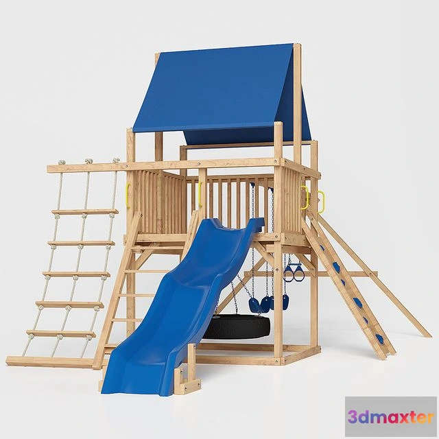 1552685 - The Bailey Climber Swing Set 3D Max