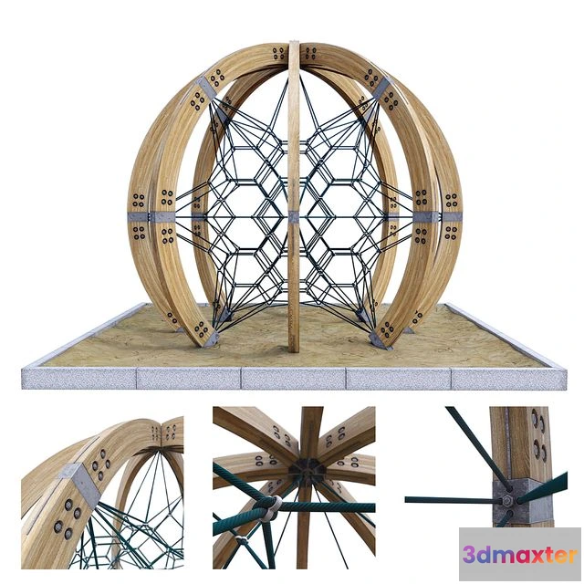 1560424 - Berliner Globe Playground 3D Max