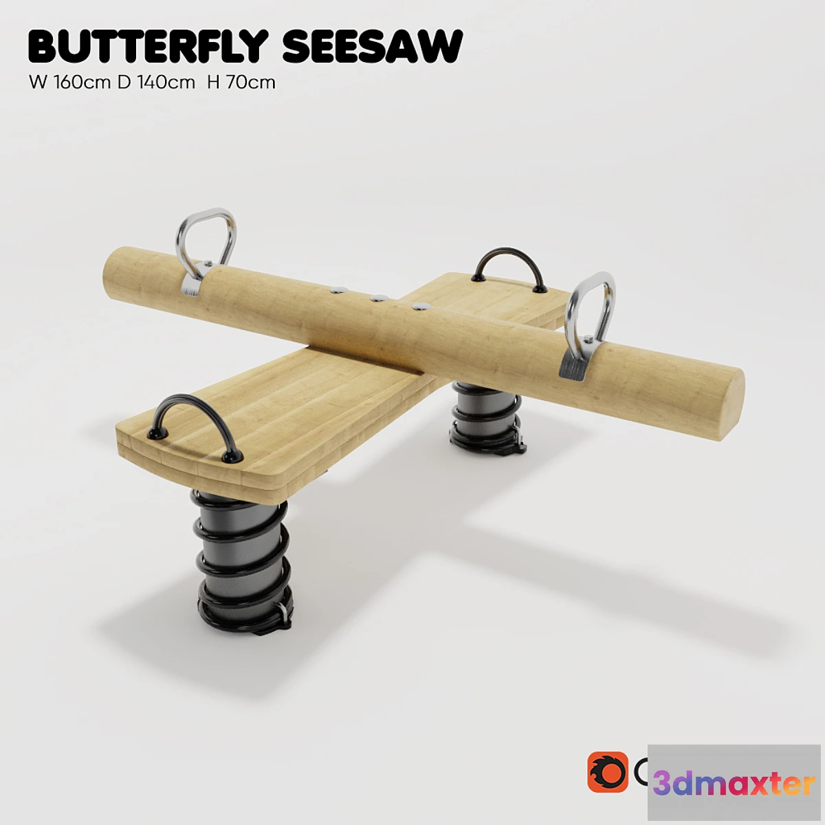 823220 - KOMPAN. Spring swing “Butterfly” - No.2