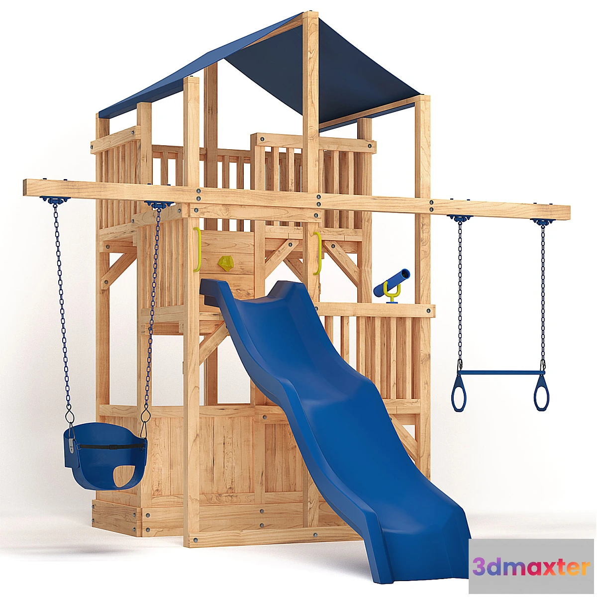 849607 - Quad Space Saver Swing Set - No.2