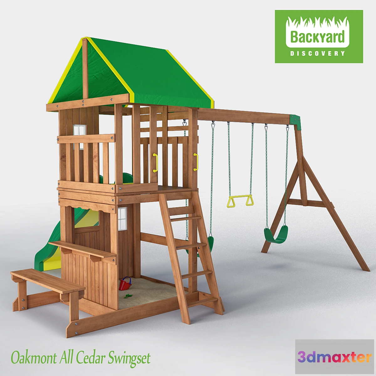 874763 - Oakmont All Cedar Swingset - No.3
