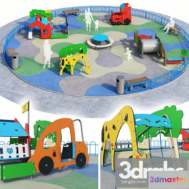 908212 - Children Kompan Playground