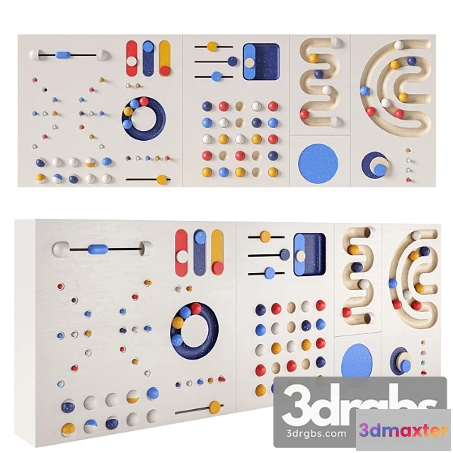 908282 - Interactive Game Board Panel for Childrens Room