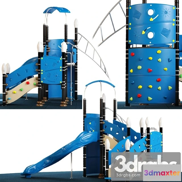 908284 - Kids Equipment With Slide Climbing 03