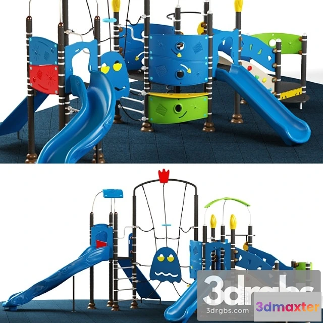 908288 - Kids Equipment with Slide Climbing 09