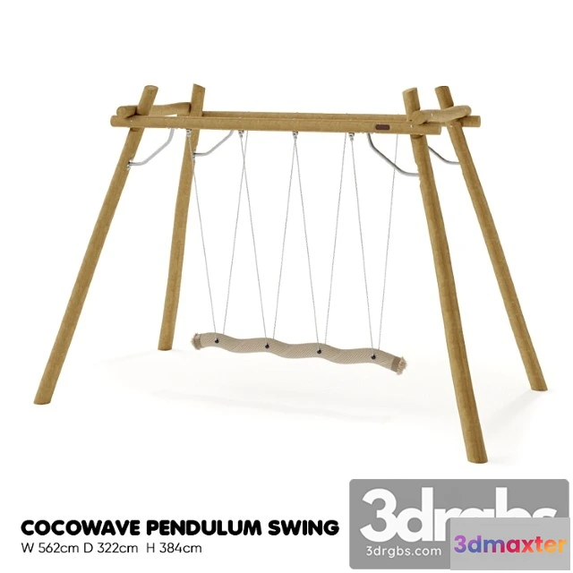 908294 - Kompan cocowave pendulum swing