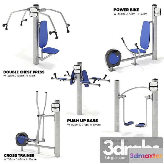 908308 - Kompan street fitness