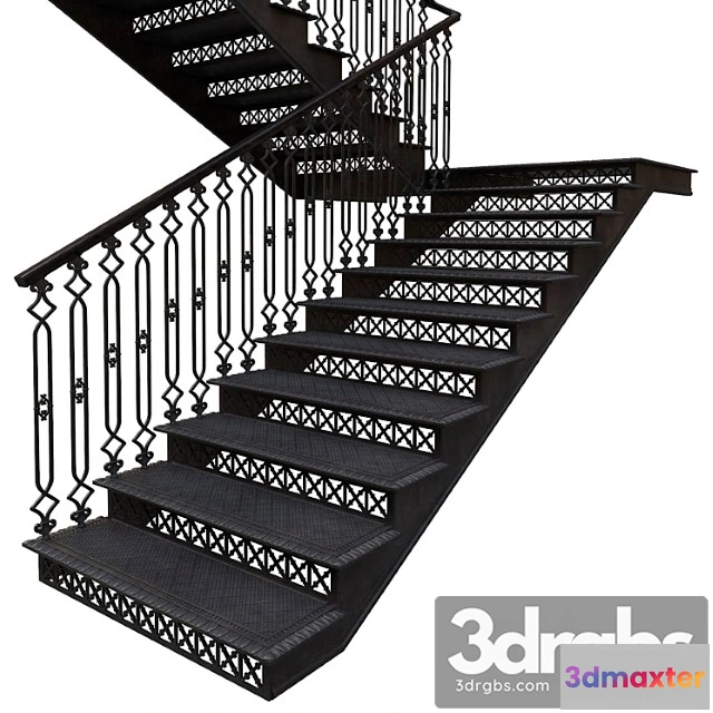 1007008 - Cast-iron staircase