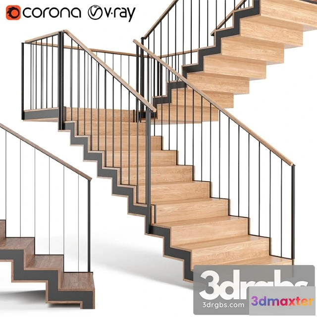 1007216 - Ladder on a metal frame