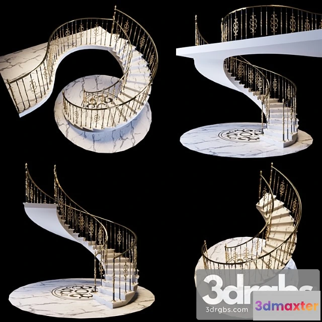 1007324 - Staircase with handrails