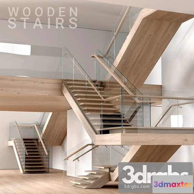 1007390 - Wooden stairs 3