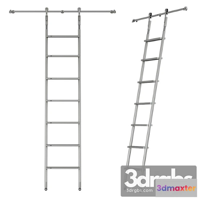 1058236 - Mwe sl.6002.kl telescoping rolling ladder