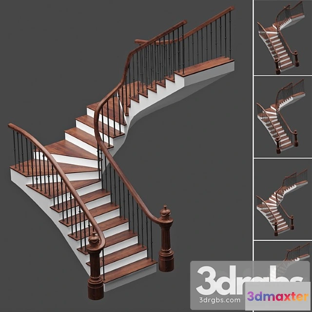 1058246 - Set of stairs with 4 style