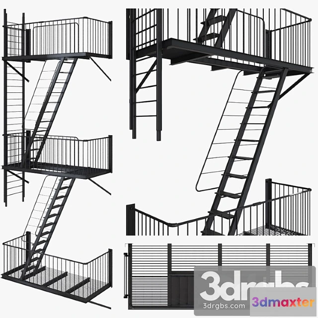 1058288 - Street fire escape 2