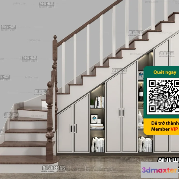 1246768 - STAIR - VRAY  CORONA - 3D MODEL - 4508