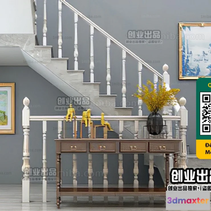 1246776 - STAIR - VRAY  CORONA - 3D MODEL - 4512