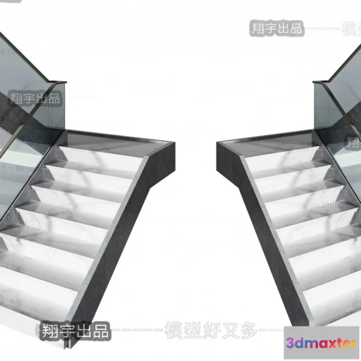 1246790 - STAIR - VRAY  CORONA - 3D MODEL - 4519