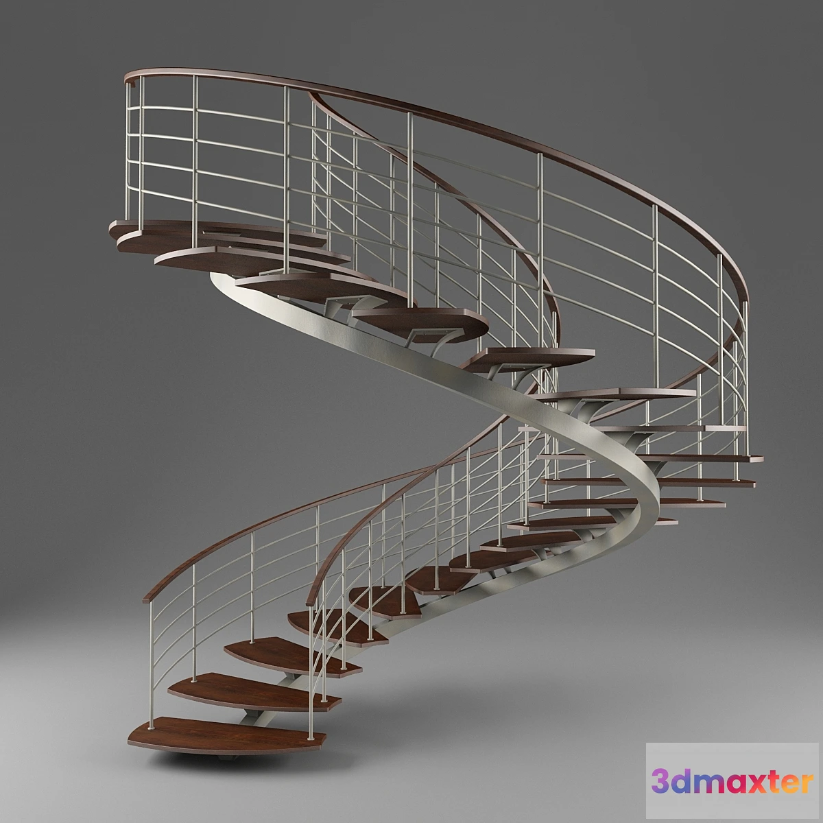 1272724 - Spiral staircase 3D Max