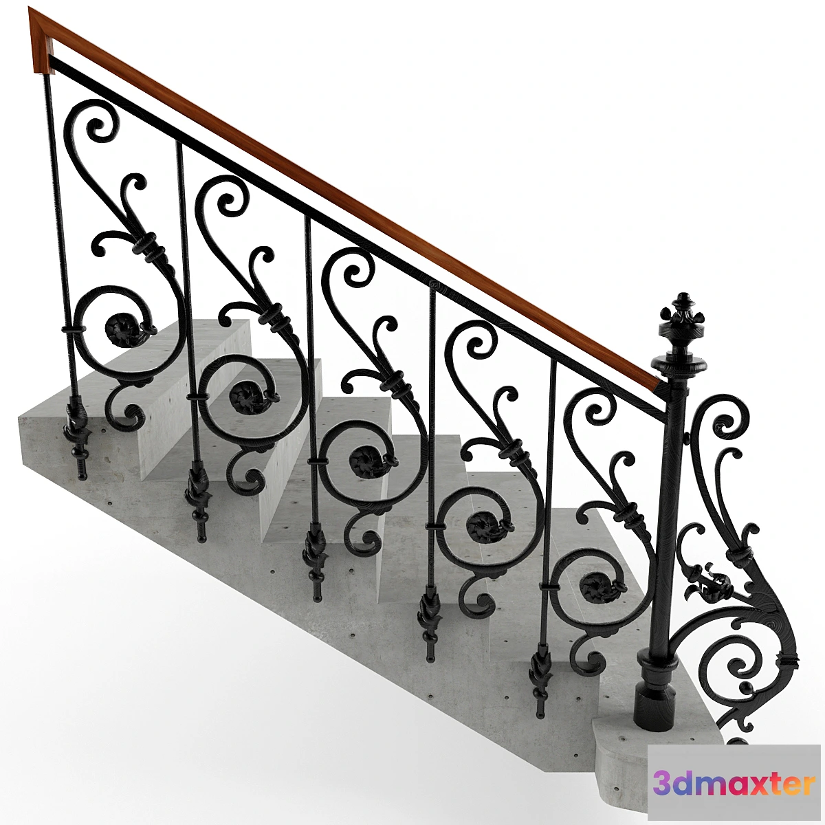 1273508 - staircase railing - No.2 3D Max