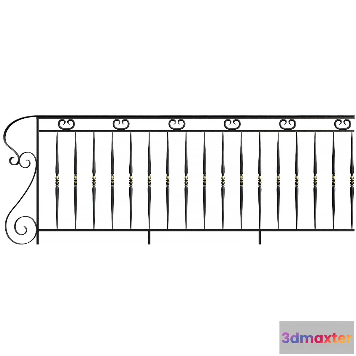 1285992 - Rails forged 3D Max